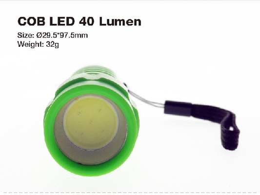 Mavi / Turuncu Plastik Aaa Led El Feneri, Promosyon Led Meşale 40 Lümen