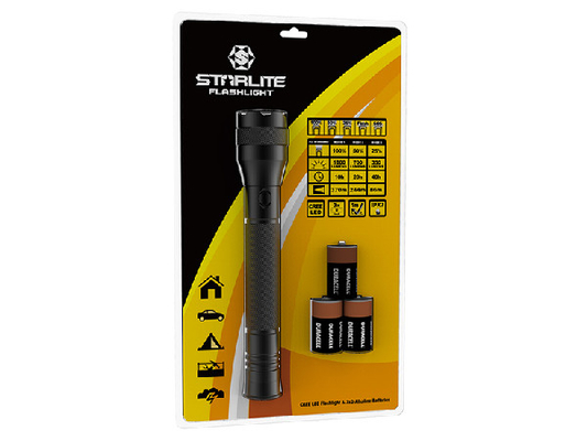 3 * D Piller ile IPX7 LED Edc Cep Feneri IPX7 Su Direnci
