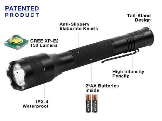 150 Lümen Stylus Led El Feneri, Yüksek Parlaklık Led Cep Kalem Işığı