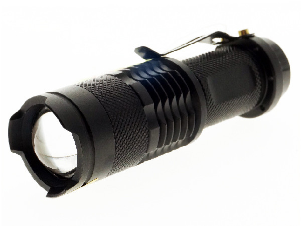 Kullanışlı Boyut AA EDC LED El Feneri 200 Lümen IPX4 10 Saat Işık Runtime